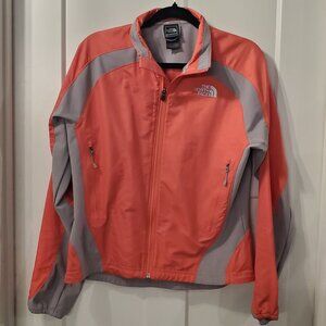 The North Face Flight Series Women's Windbreaker in pink/gray- Sz Medium